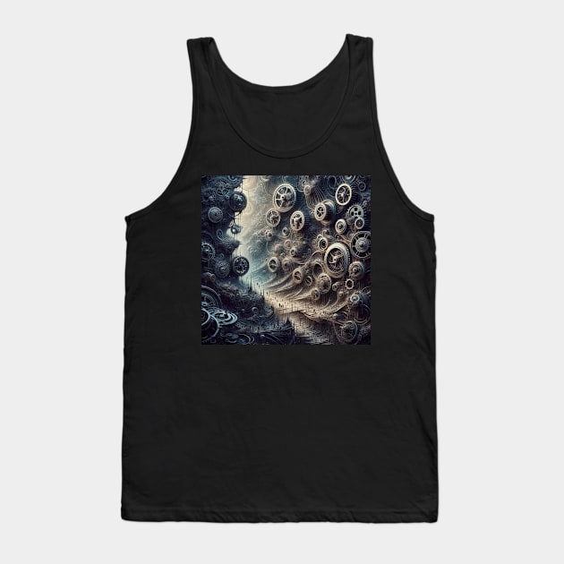 Cogs of madness Tank Top by dystopiatoday